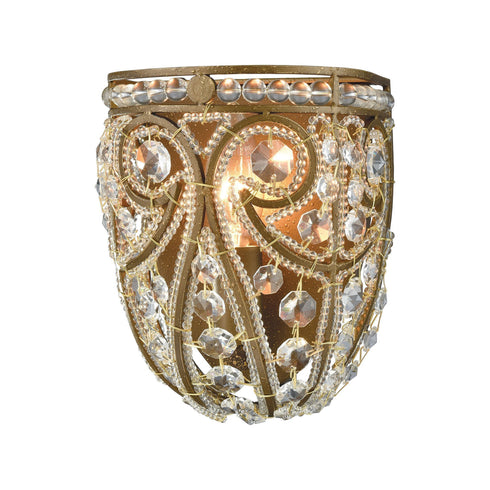 Elk 15960/1 Elizabethan 1 Light Vanity In Dark Bronze