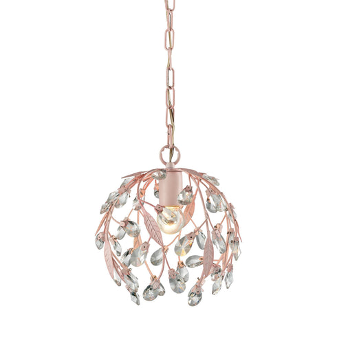 Elk 18150/1 Circeo 1 Light Pendant In Light Pink