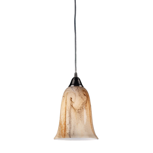 Elk 31138/1 Granite 1 Light Pendant In Satin Nickel