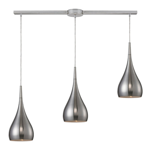 Elk 31341/3L-SN Lindsey 3 Light Pendant In Satin Nickel