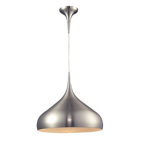 Elk 31442/1SN Lindsey 1 Light Pendant In Satin Nickel