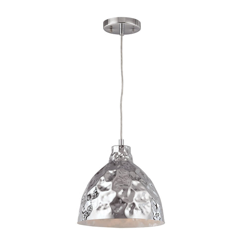 Elk 46211/1 Hammersmith 1 Light Pendant In Polished Chrome