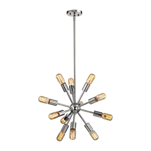 Elk 46233/12 Delphine 12 Light Chandelier In Polished Chrome