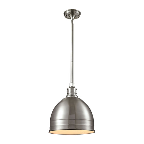 Elk 66852/1 Carolton 1 Light Pendant In Brushed Nickel