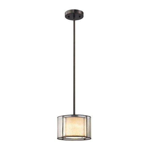 Elk 70224/1 Mirage 1 Light Pendant In Tiffany Bronze