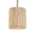 Elk Abaca 1 Light Mini Pendant In Satin Brass Model: 32411/1
