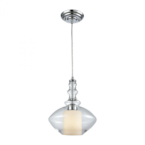 Elk Alora 1 Light Mini Pendant In Chrome With Model: 56500/1