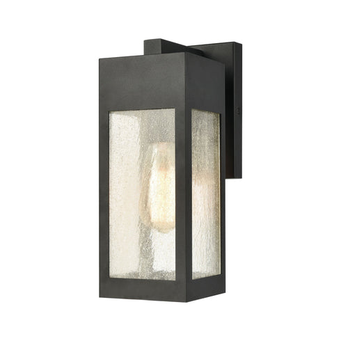 Elk Angus 1 Light Outdoor Sconce In Charcoal With Model: 57300/1