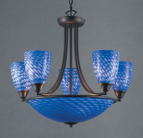 Elk Arco Baleno Chandelier Model: 419-5+3S-DR
