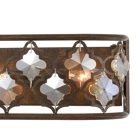 Elk Armand 4 Light Vanity Light In Weathered Model: 31110/4