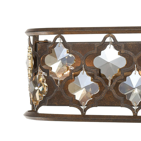 Elk Armand 4 Light Vanity Light In Weathered Model: 31110/4