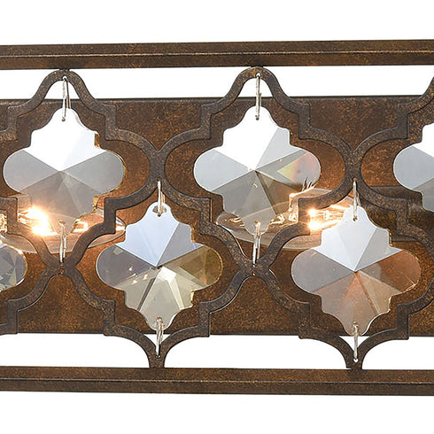 Elk Armand 4 Light Vanity Light In Weathered Model: 31110/4