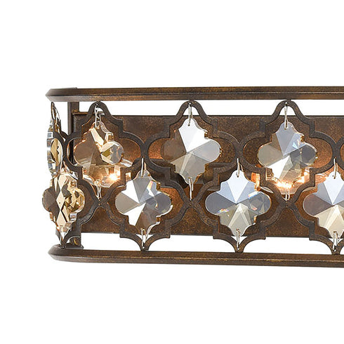 Elk Armand 6 Light Vanity Light In Weathered Model: 31111/6