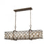 Elk Armand 8 Light Linear Chandelier In Weathered Model: 31099/8