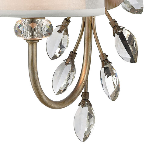 Elk Asbury 1 Light Vanity Light In Aged Silver Model: 16276/1