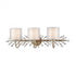 Elk Asbury 3 Light Vanity Light In Aged Silver Model: 16278/3