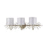 Elk Asbury 3 Light Vanity Light In Aged Silver Model: 16278/3