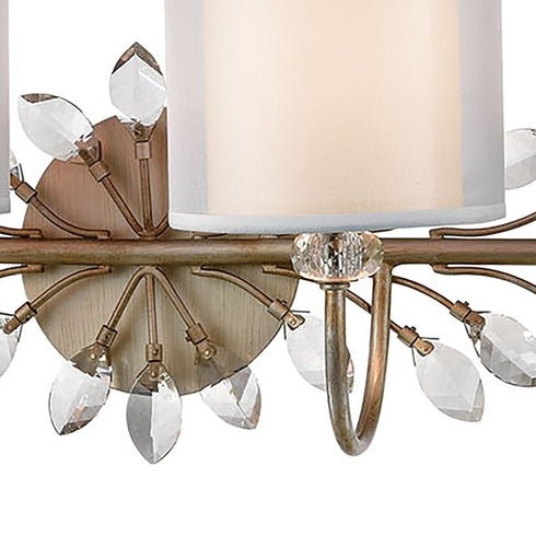 Elk Asbury 4 Light Vanity Light In Aged Silver Model: 16279/4