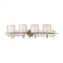 Elk Asbury 4 Light Vanity Light In Aged Silver Model: 16279/4