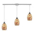 Elk Avalon 3 Light Linear Pendant Fixture In Model: 73011-3L