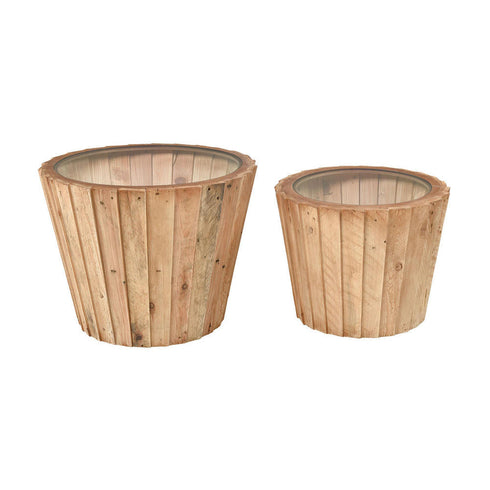 Elk Aviation Accent Tables In Natural Wood And Model: 351-10738/S2
