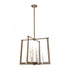 Elk Axis 8 Light Chandlier In Light Wood Model: 55054/8
