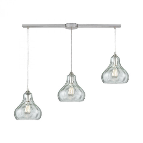 Elk Belmont 3 Light Linear Mini Pendant Fixture Model: 25100/3L