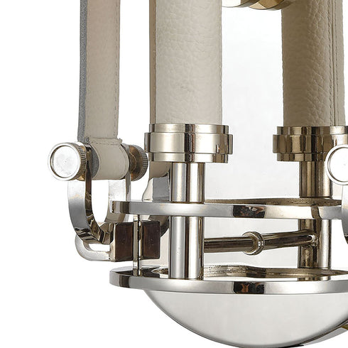 Elk Bergamo 1 Light Sconce In Polished Nickel Model: 16350/1