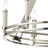 Elk Bergamo 6 Light Chandelier In Polished Nickel Model: 16352/6
