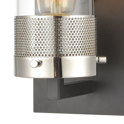 Elk Bergenline 1 Light Vanity Light In Matte Model: 12140/1