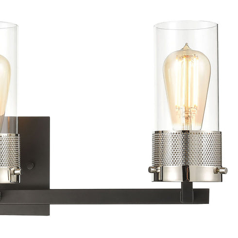 Elk Bergenline 3 Light Vanity Light In Matte Model: 12142/3