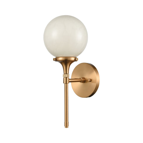 Elk Beverly Hills 1 Light Sconce In Satin Brass Model: 30140/1