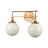 Elk Beverly Hills 2 Light Vanity Light In Satin Model: 30142/2