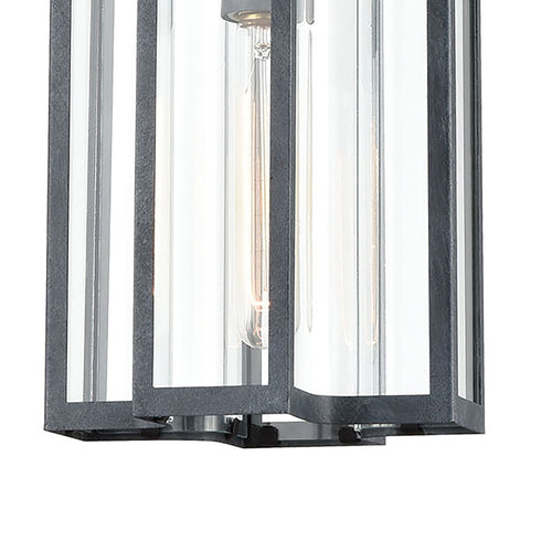 Elk Bianca 1 Light Hanging In Aged Zinc With Model: 45167/1