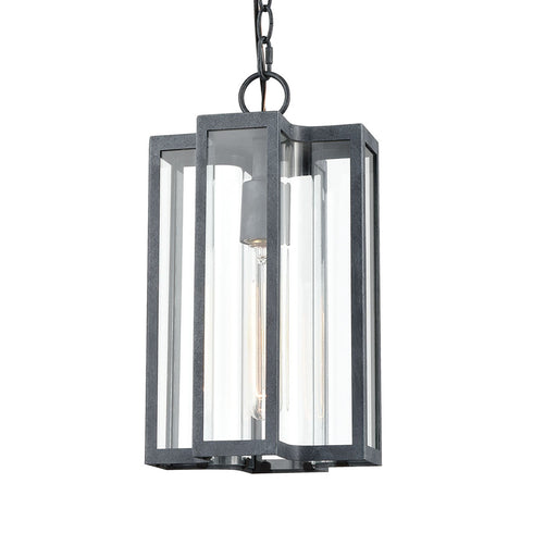 Elk Bianca 1 Light Hanging In Aged Zinc With Model: 45167/1