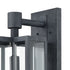 Elk Bianca 1 Light Sconce In Aged Zinc With Clear Model: 45166/1