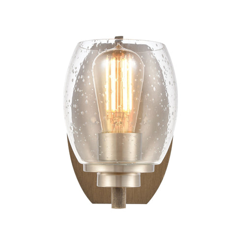Elk Bixler 1 Light Sconce In Light Wood With Model: 46420/1