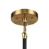Elk Blakeslee 6 Light Chandelier In Matte Black Model: 15315/6