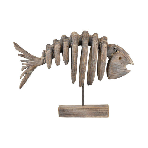Elk Bone Fish Decorative Accessory In Natural Model: 2181-111