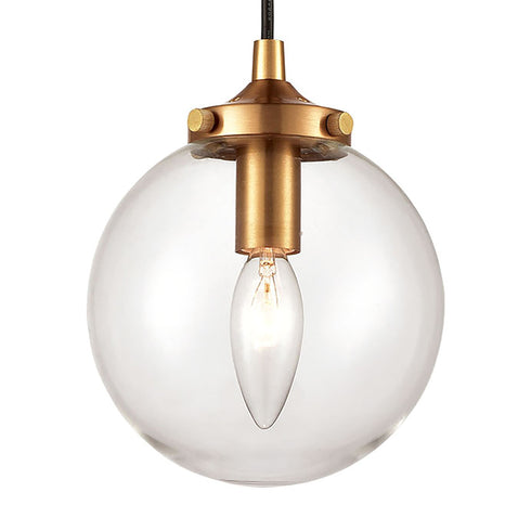Elk Boudreaux 1 Light Mini Pendant In Matte Black Model: 15343/1