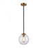 Elk Boudreaux 1 Light Mini Pendant In Matte Black Model: 15344/1