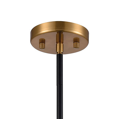 Elk Boudreaux 1 Light Mini Pendant In Matte Black Model: 15344/1