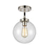 Elk Boudreaux 1 Light Mini Pendant In Matte Black Model: 15354/1