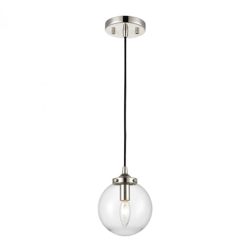 Elk Boudreaux 1 Light Mini Pendant In Matte Black Model: 15365/1