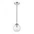 Elk Boudreaux 1 Light Mini Pendant In Matte Black Model: 15365/1