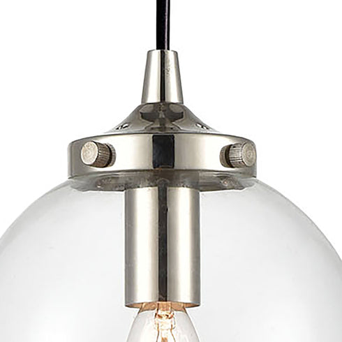 Elk Boudreaux 1 Light Mini Pendant In Matte Black Model: 15365/1