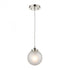 Elk Boudreaux 1 Light Mini Pendant In Polished Model: 15363/1