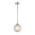 Elk Boudreaux 1 Light Mini Pendant In Polished Model: 15364/1