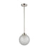 Elk Boudreaux 1 Light Mini Pendant In Polished Model: 15364/1
