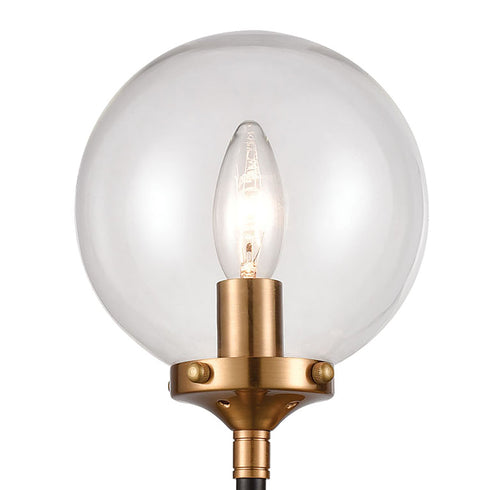 Elk Boudreaux 1 Light Sconce In Matte Black With Model: 15341/1
